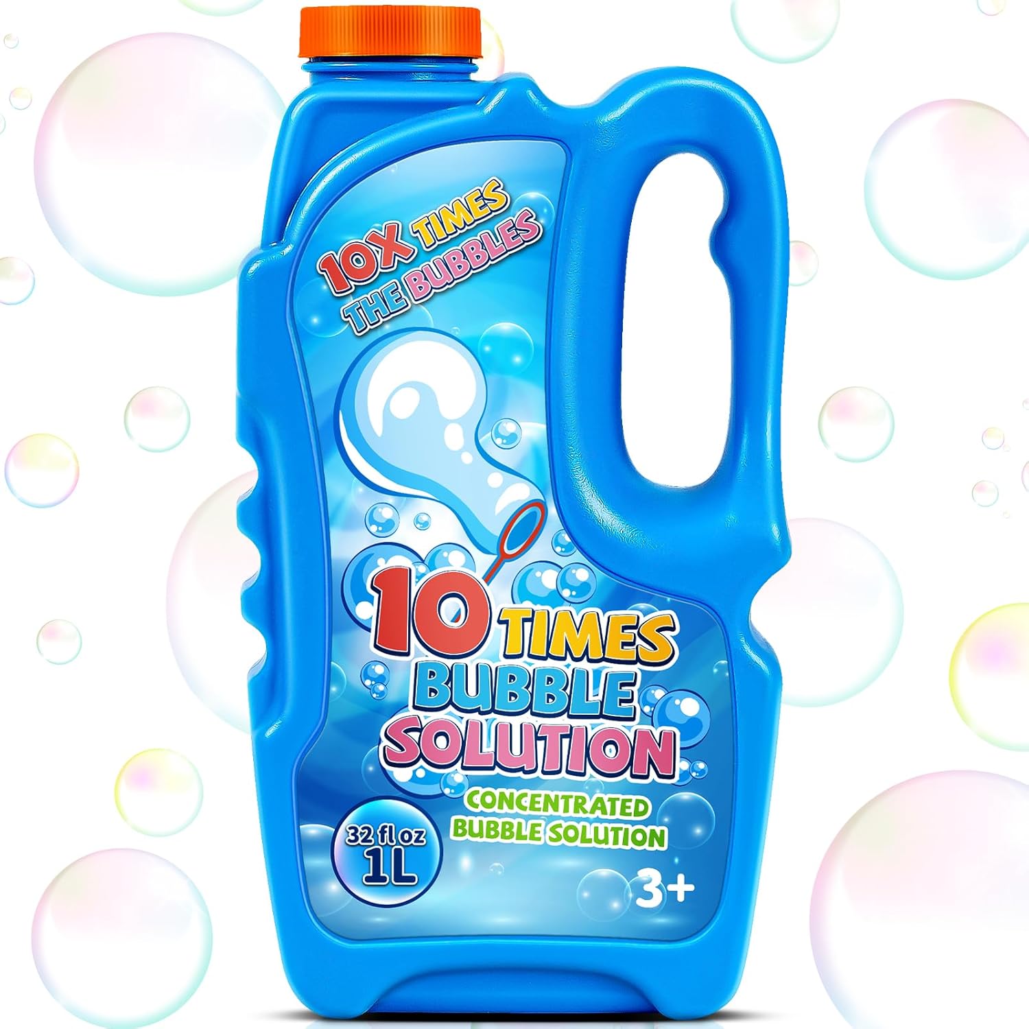 V-Opitos bubble concentrated solution front view bottle for premium outdoor party toys