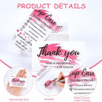 Pligreat package insert card next to handmade tumbler