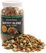 Flukers Buffet Blend Box Turtle Diet 6.5 Ounce front view container