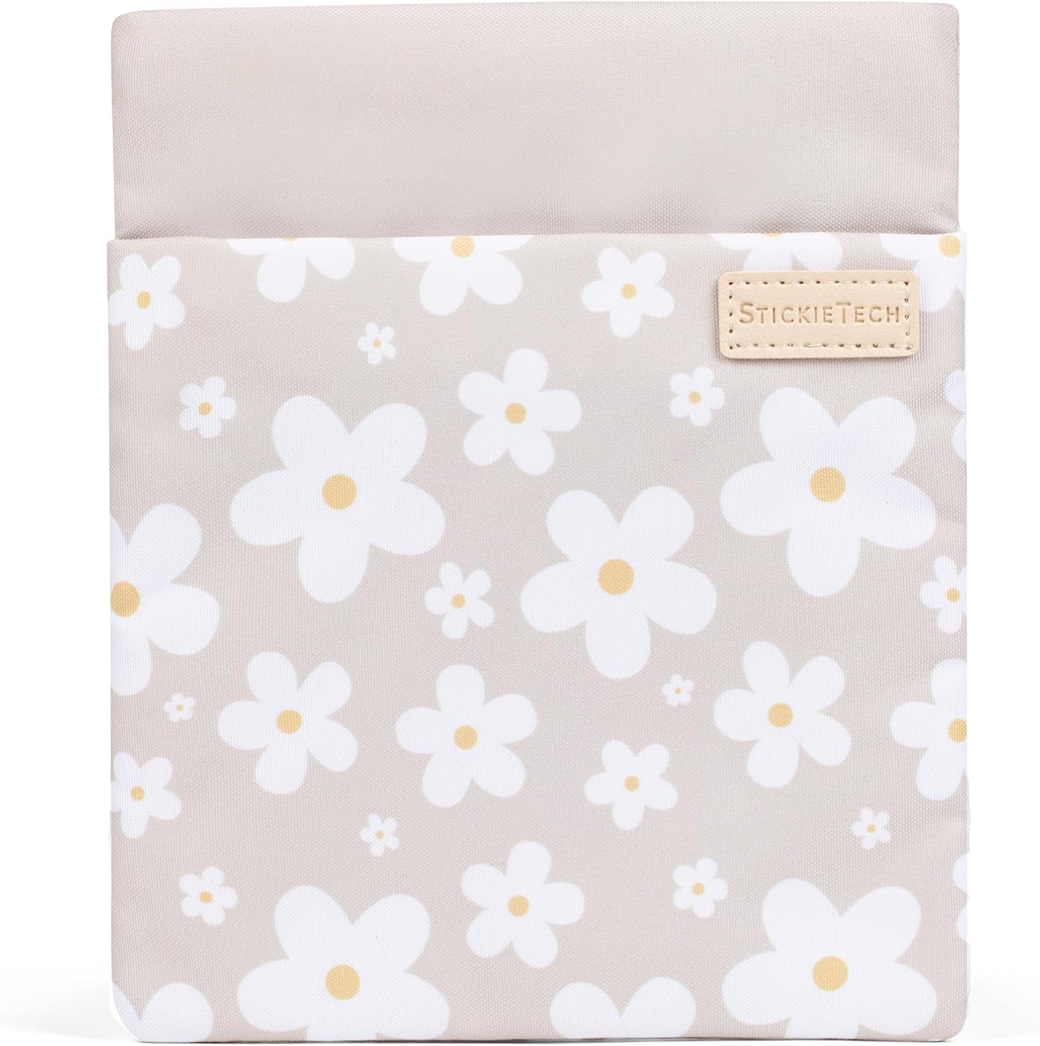 StickieTech Kindle Sleeve Pouch Simply Daisy front view