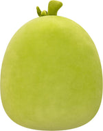 Squishmallows 12-inch green pickle plush back view