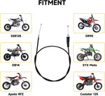 HIAORS 35.43 inch throttle cable full length display