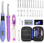 Suizhx digital counting crochet hook set front view