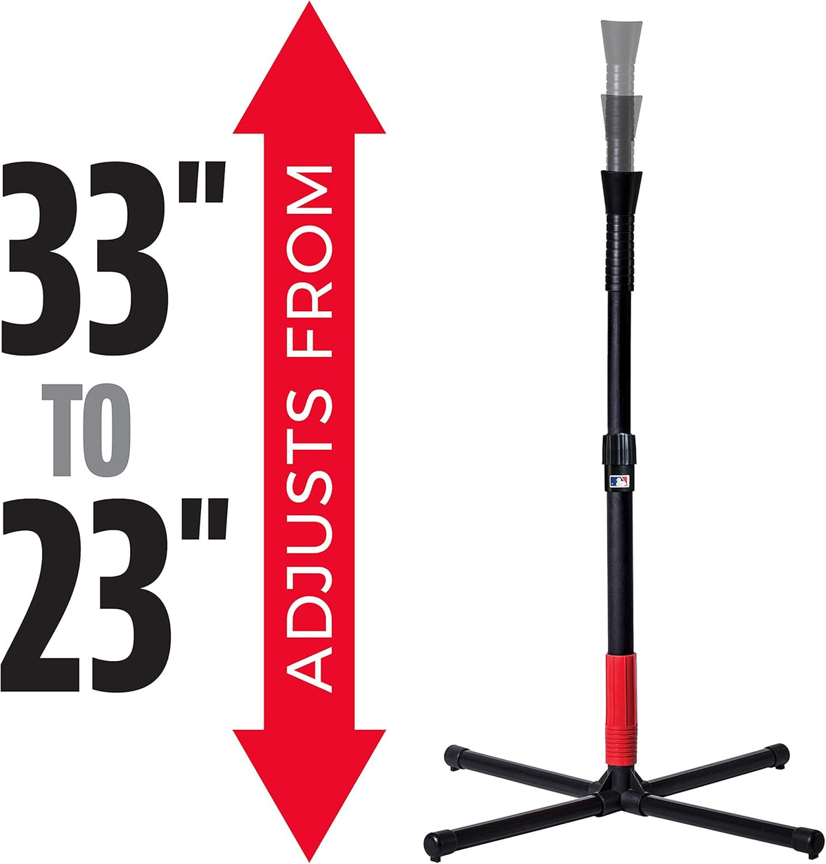 Franklin Sports MLB XT batting tee angle shot