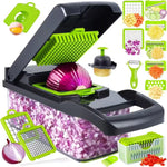 Fanxing Neon Lamp vegetable chopper front view with container
