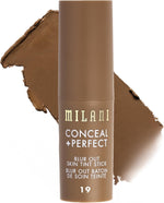 Milani Conceal + Perfect Blur Out Skin Tint Stick - Light to Medium Coverage Tinted Moisturizer Stick with Vitamin C & E - Soft Matte, Pore Blurring Natural Finish 12-Medium Olive - Image 12