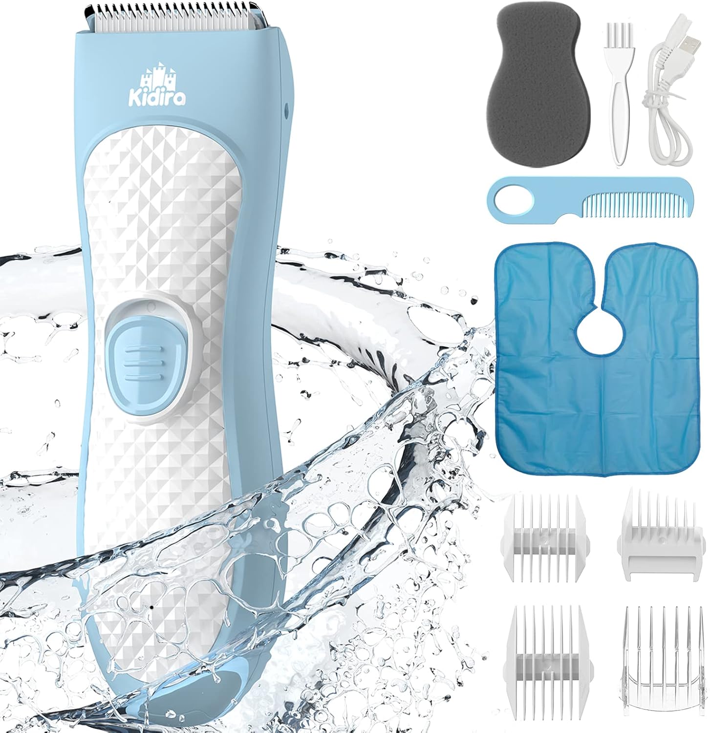 Kidira baby hair clipper front view quiet trimmer