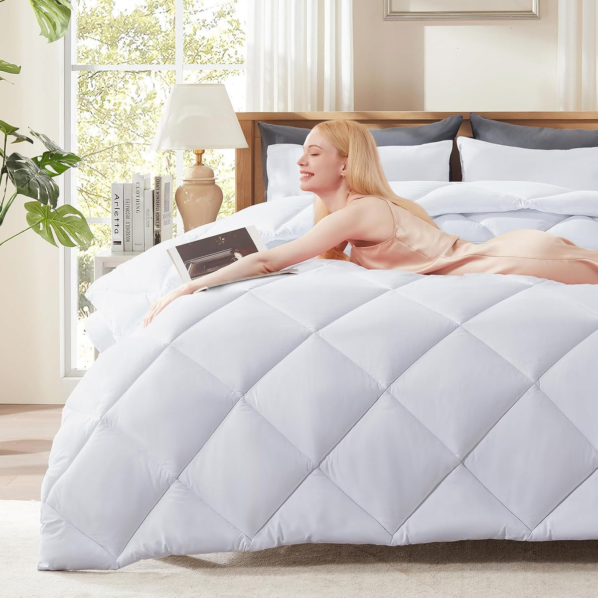 Decroom Quilted Duvet Insert folded display
