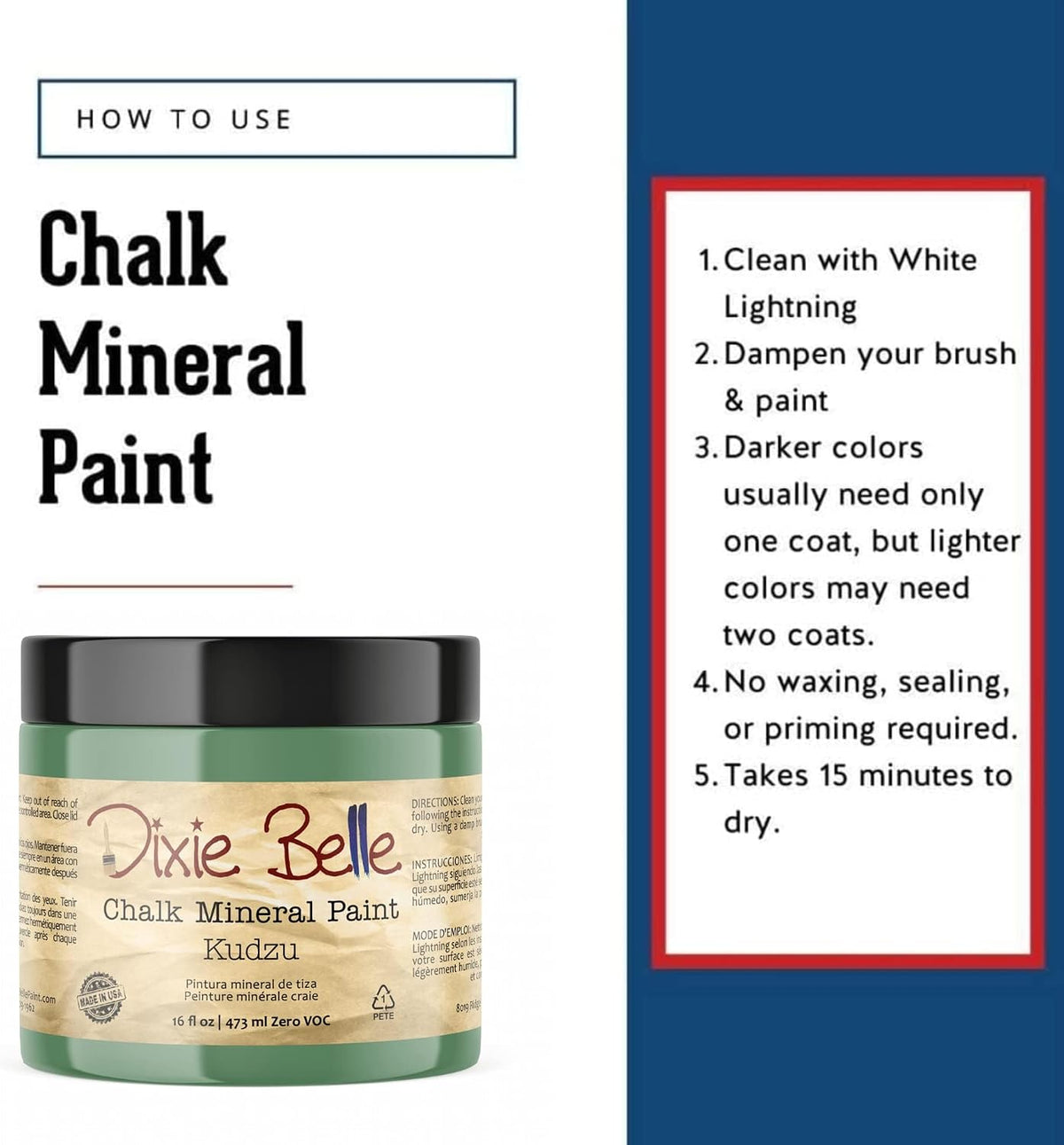 Eco-Friendly Low Odor Mineral Paint In Kudzu Green Shade