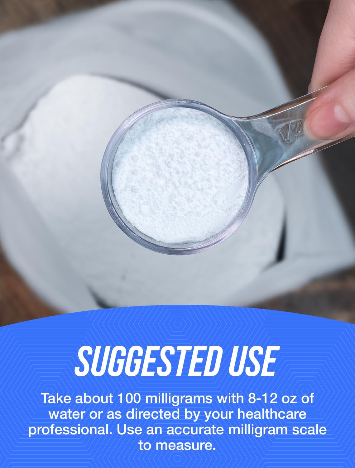 Measuring BulkSupplements Vitamin B1 powder