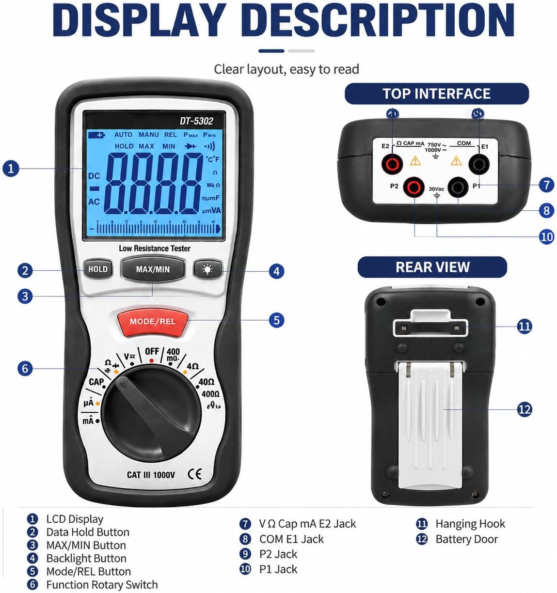 Tosyuwir DT-5302 side profile and protective case accessories