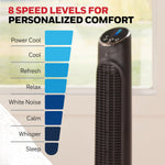 Honeywell QuietSet Whole Room Tower Fan, Oscillating Tower Fan with Remote, Black, HYF290B - Image 4