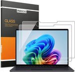 Megoo tempered glass screen protector for Microsoft Surface Laptop 7 front view