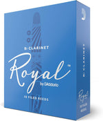 D'Addario Royal Bb Clarinet Reeds front box view musical accessory