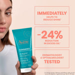 Texture of Avene Cleanance Cleansing Gel on white background