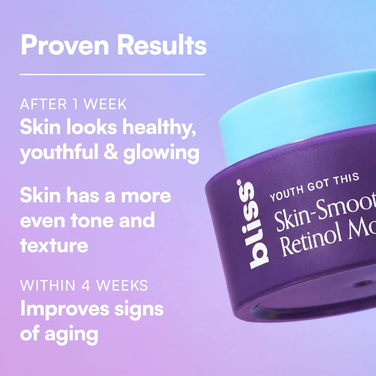 Bliss Youth Got This moisturizing cream texture shot