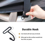 SEAZEN car cover strap silica gel coated iron hooks