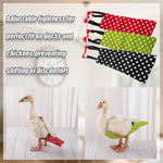 Three pack of premium reusable bird diapers for indoor chickens