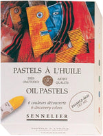 Sennelier oil pastel discovery set of 6 front packaging view