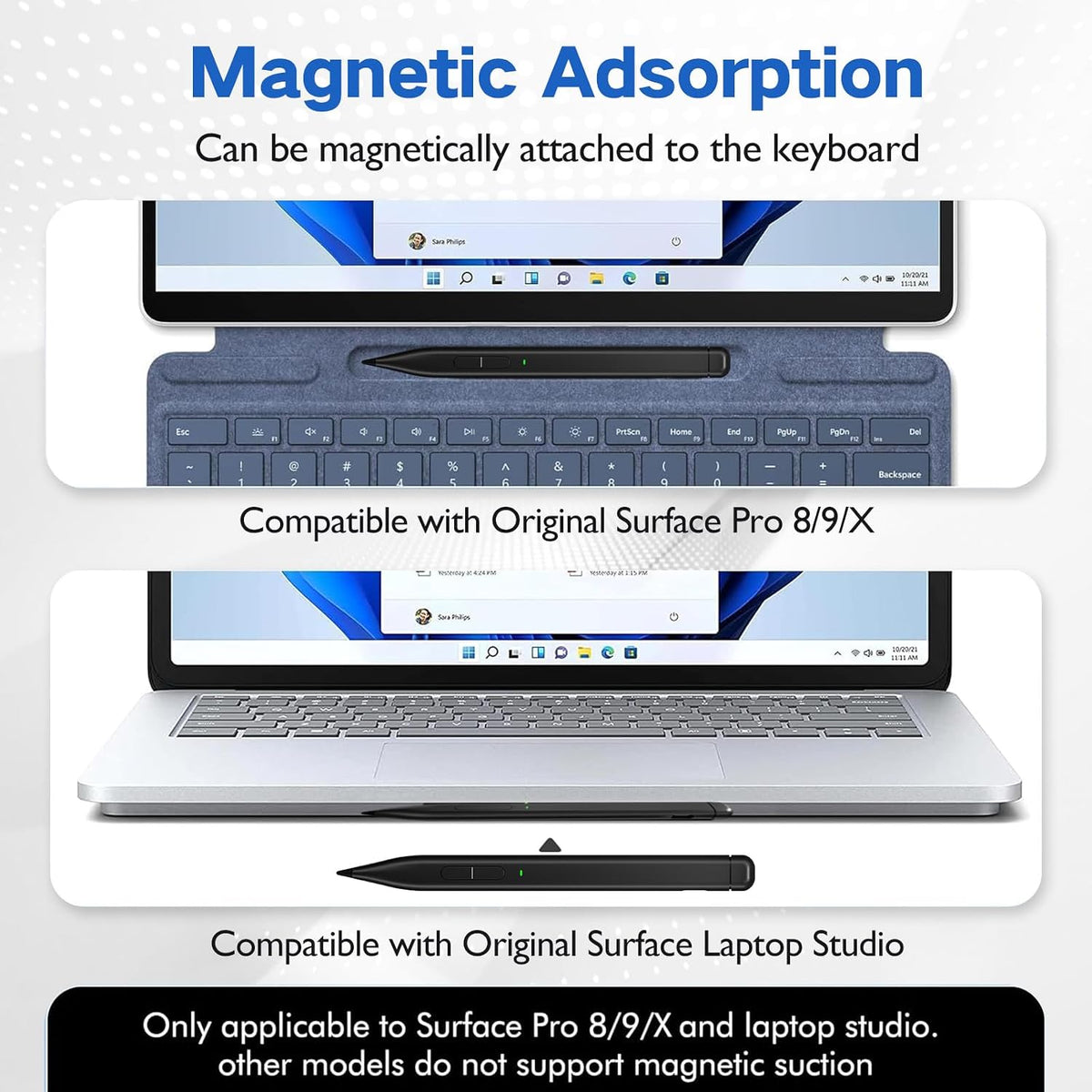 Complete package contents including stylus, replacement nib, and cable