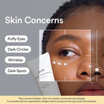 Korean skincare routine setup featuring Abib anti-aging under-eye treatment set