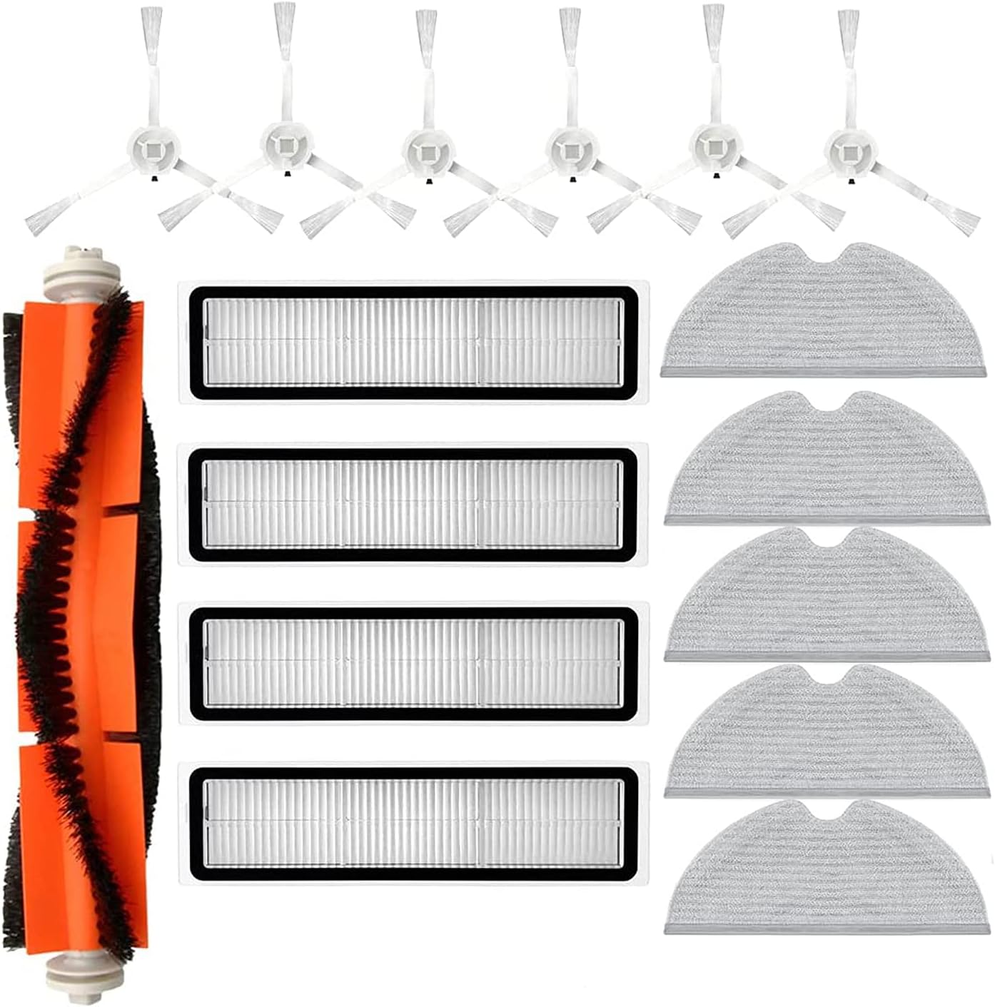 wejojefo accessories kit for Dreame D9 robot vacuum front view