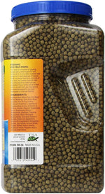 Zoo Med growth formula turtle food floating pellets close up