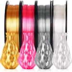 Yousu 3D printer filament front view of four silk color spools