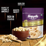 Happilo cashews lifestyle dry fruit serving display