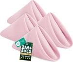 Utopia Home [12 Pack, Red] Cloth Napkins 17x17 Inches, 100% Polyester | Hemmed Edges, Washable and Reusable Ideal for Parties, Weddings and Dinners - Image 10