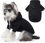 Imported high quality comfortable dog hoodie sweatshirt back pocket details