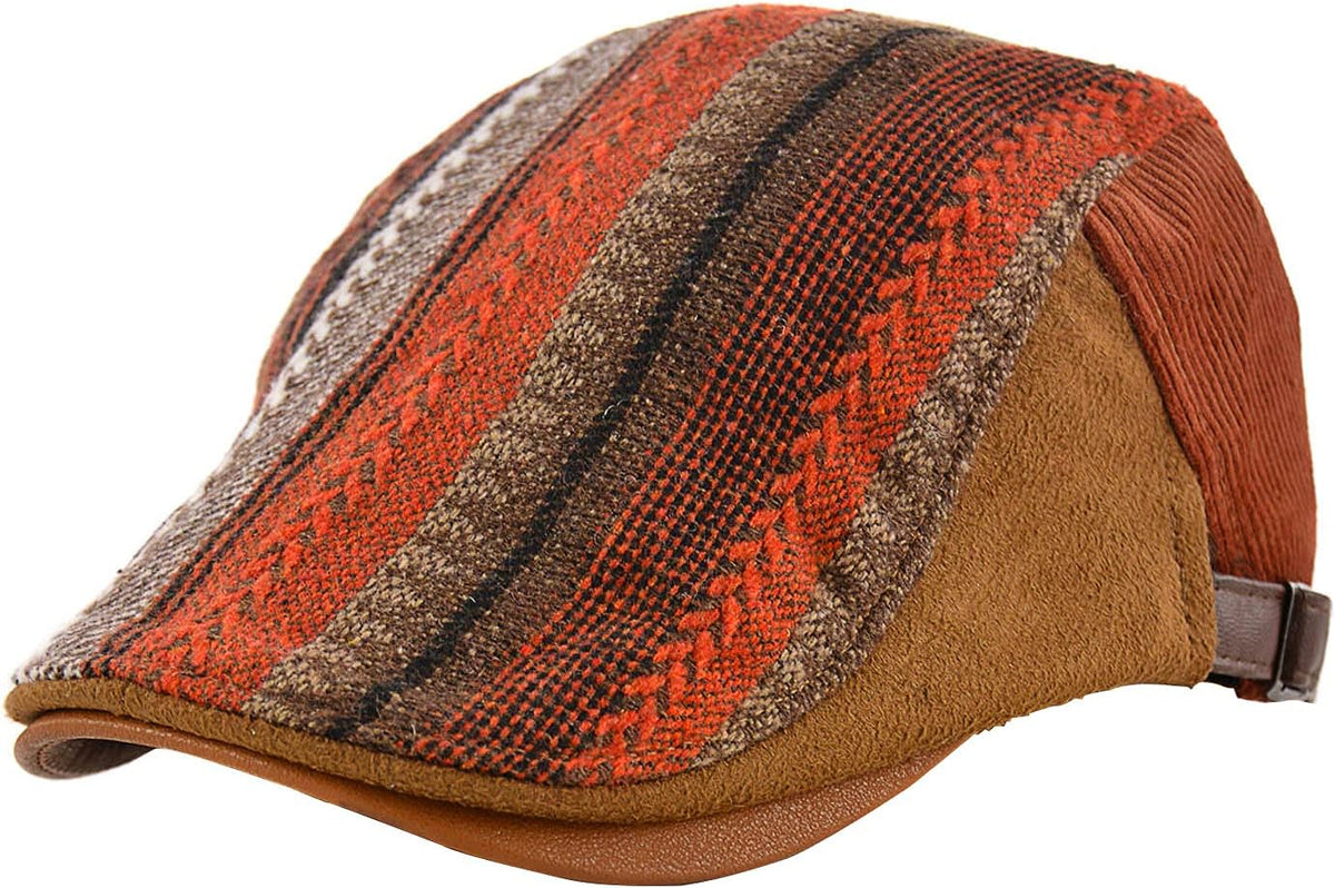 M MOACC Men Beret Hat Cotton Adjustable Newsboy Hats Cabbie Gatsby Cap Driving Flat Caps - Image 14
