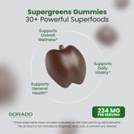 Dorado Nutrition superfood gummies 60 count packaging