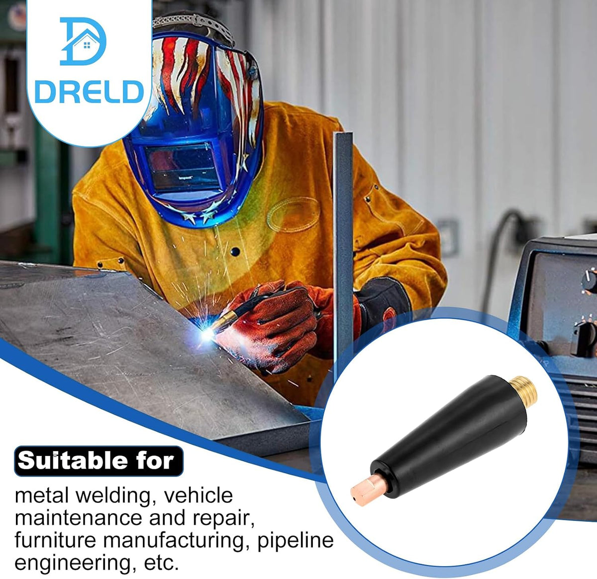Durable metal welding replacement parts package