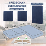 NAISI sofa protector with matching decorative pillowcases