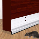 USUKUE 42 inch door draft stopper silver front view
