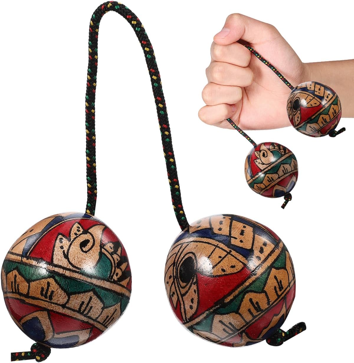 Milisten Handprint Asalato African Shaker Instrument front view