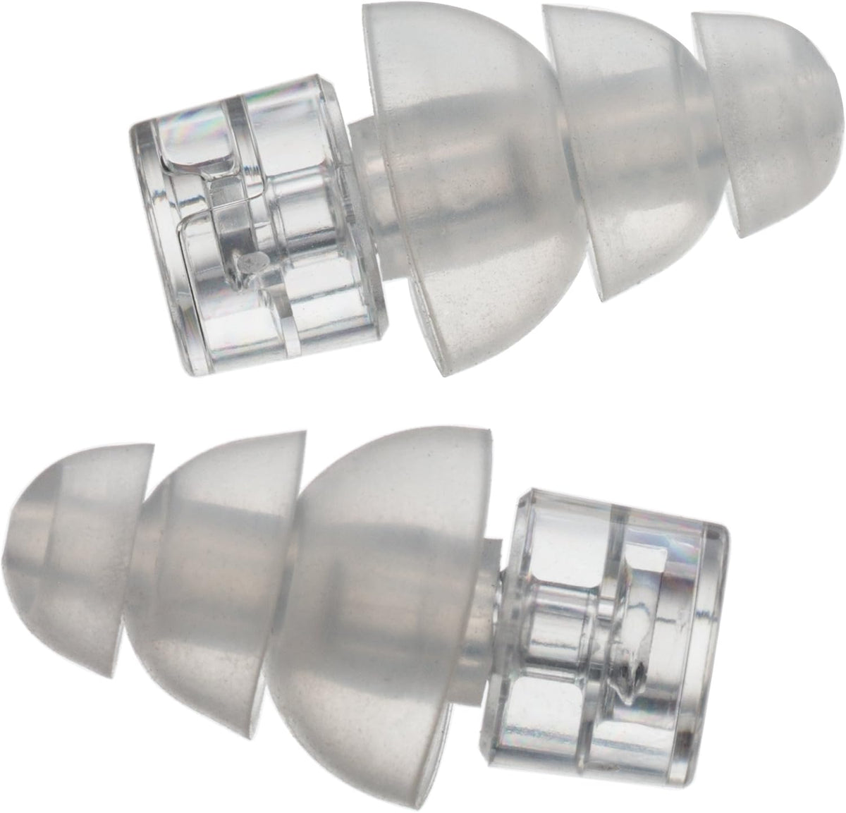 Etymotic universal fit earplugs packaged for travel and daily use