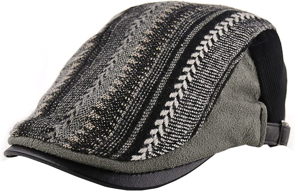 M MOACC Men Beret Hat Cotton Adjustable Newsboy Hats Cabbie Gatsby Cap Driving Flat Caps - Image 9