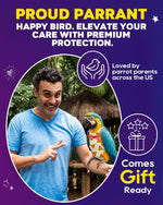 NHWNHW mess-free bird poop control clothes set of six showing all diverse patterned designs.