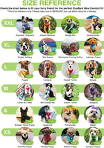 Extra large dog harness laid flat to display full body structure