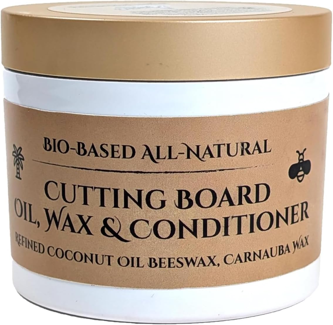 Black Diamond Stoneworks cutting board conditioner 5 ounce tub front view