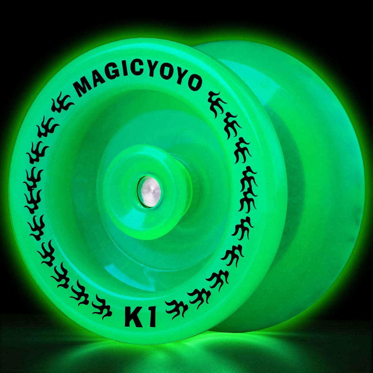 MAGICYOYO K1 Plus Glow in the Dark Green YoYo complete starter kit