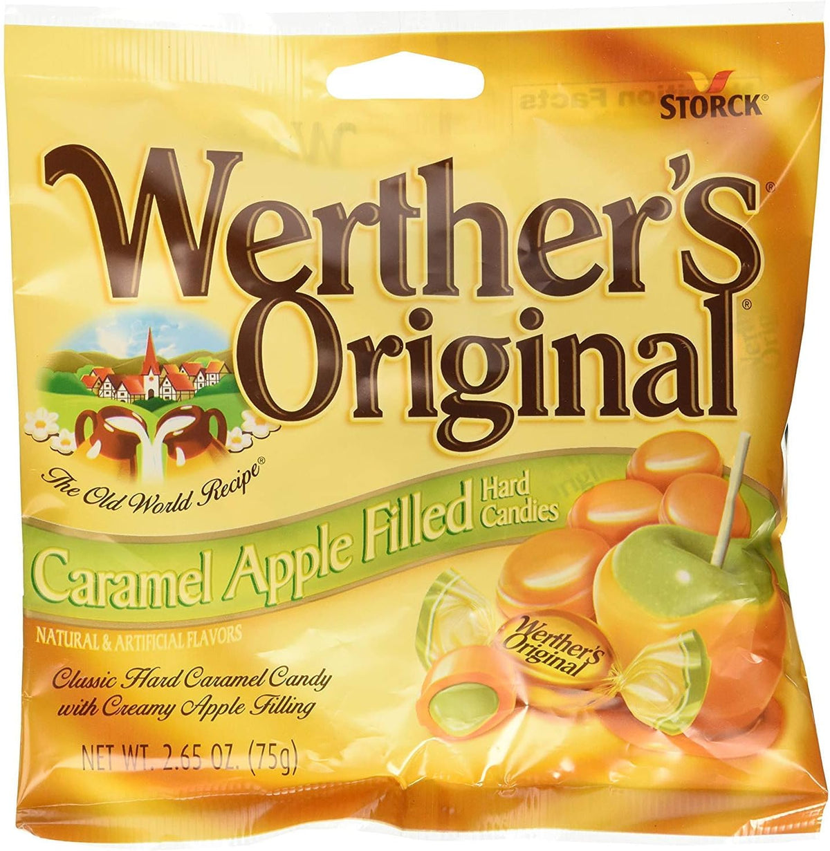 Werther's Original Caramel Apple Filled Hard Candies retail packaging