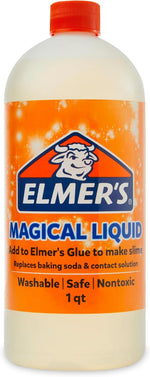 Elmer's Magical Liquid Slime Activator Solution one-quart bottle front view