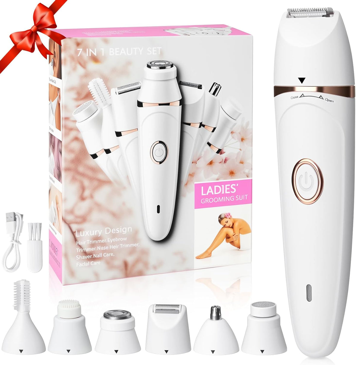 ZOYYE women facial hair removal device front view premium imported grooming tool