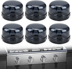Beature 6-pack stove knob safety covers front view black