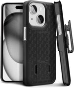 MOTIVE for iPhone 16 Pro max Case with Belt Clip, Rigid, Kickstand | 6.9" | Ranger v1 Series, Black, 360 degrees holster, open-top/open-bottom port access, textured grip, slim - Image 15