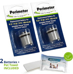Water tight electronic collar battery replacements for dogs