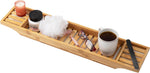 Mind Reader brown bamboo tray top down perspective